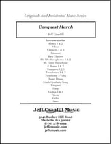 Conquest March Orchestra sheet music cover